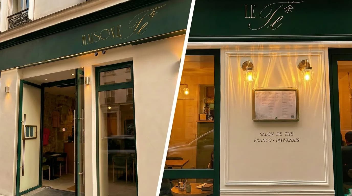 Façades des restaurants Le Tê et MAISON LE TÊ à Paris